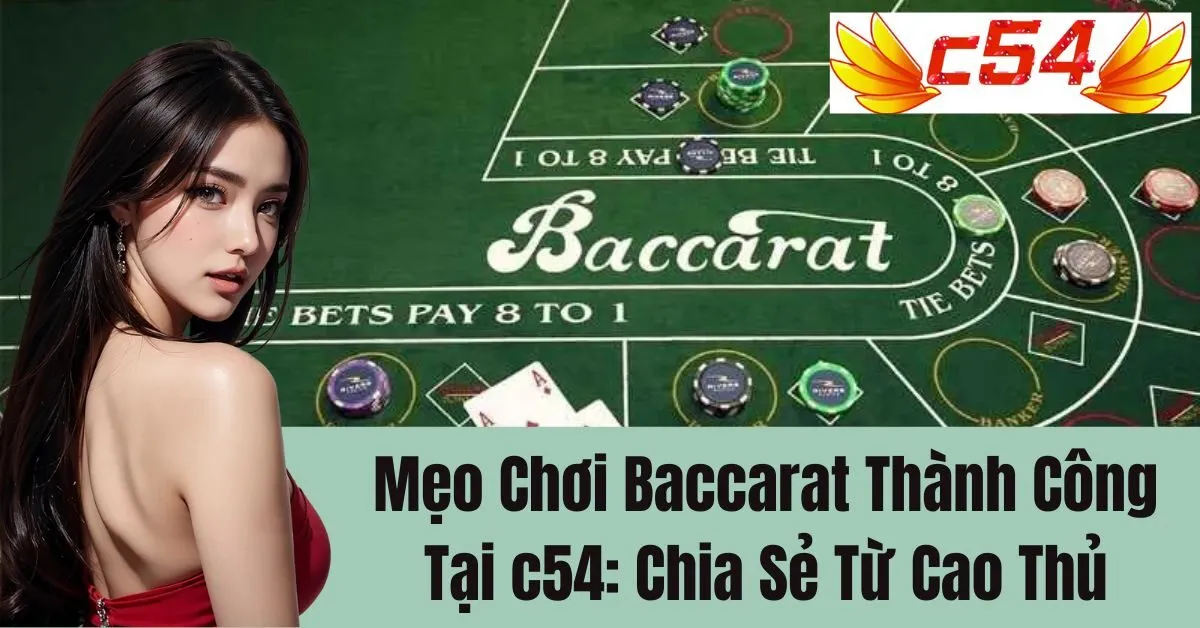 Mẹo Chơi Baccarat Thành Công Tại c54: Chia Sẻ Từ Cao Thủ